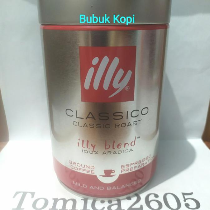 

Sale!!! Coffee Illy Medium Roasted Ground 250 Gram Kopi Bubuk Arabica Hemat