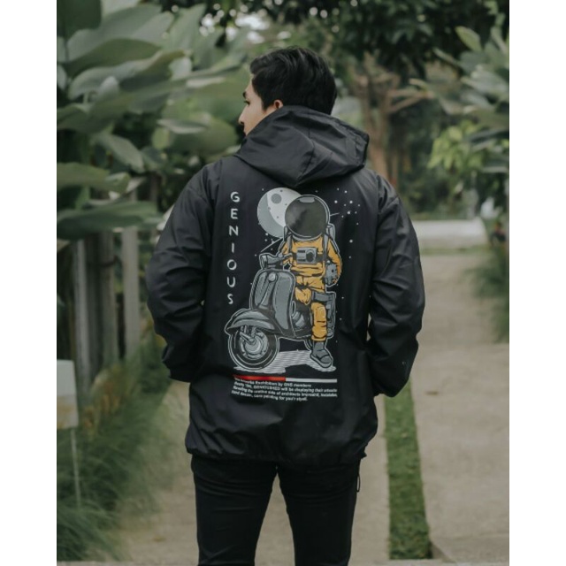 Jaket Cougle Gns Jaket Parasut Pria Jaket Outdoor Gnus Jaket Distro Astronot Genious