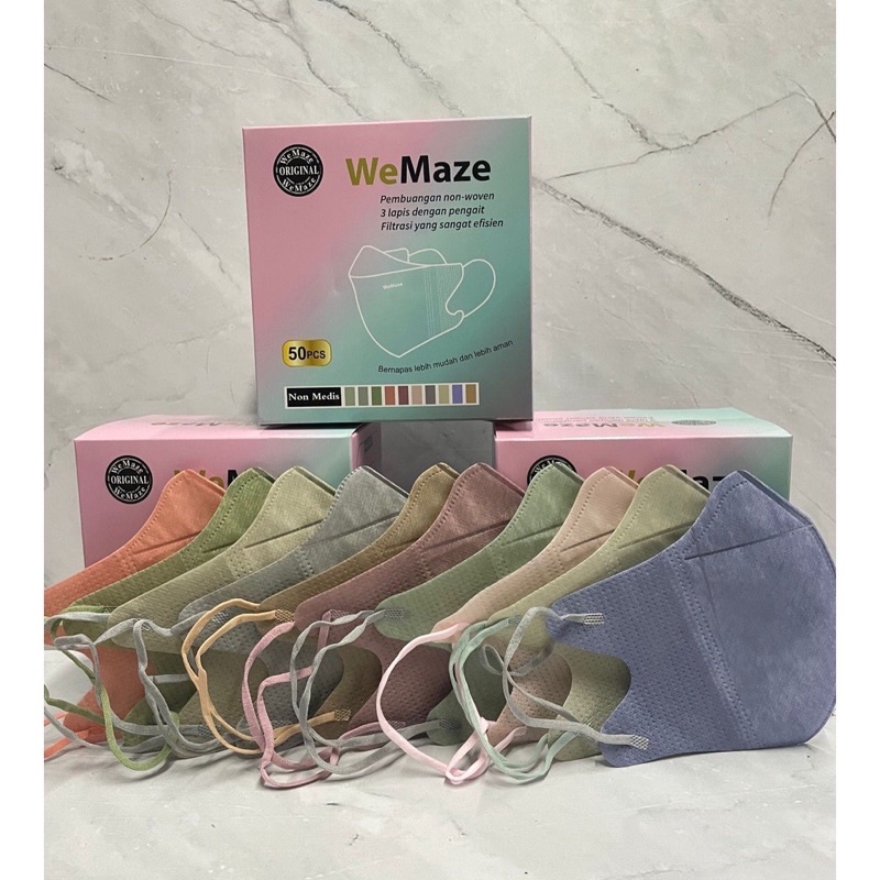 DUCKBILL WE MASK SERI MIX WARNA MASKER ISI 50pc