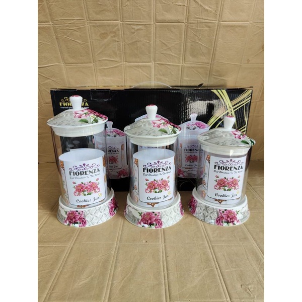 TOPLES KACA FIORENZA SET 3PCS