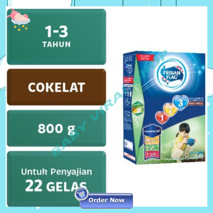 Frisian Flag 800gr Rasa Coklat / Madu / Vanila Frisian flag bendera jelajah 123 SUSU Lanjutan NS 161