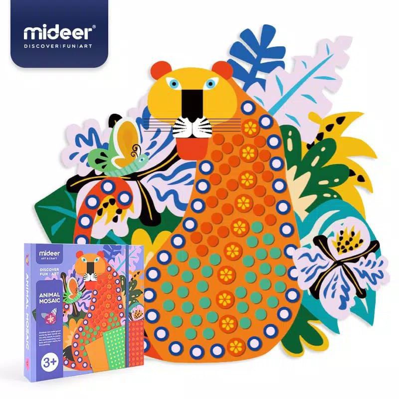 STD Mideer Animal Mosaic Prakarya Anak DIY Mosaic