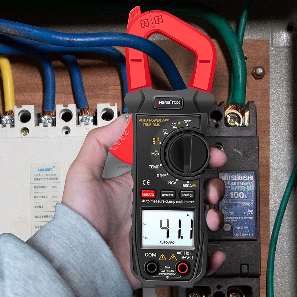 Solighter Digital Clamp Meter Presisi Tinggi Data Show 6000menit Voltmeter