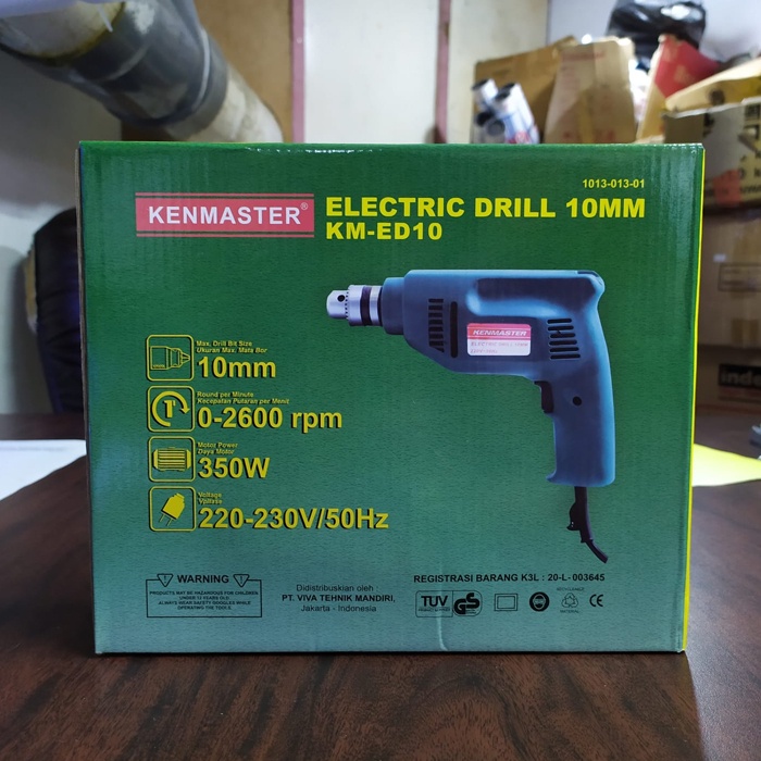 Mesin Bor Listrik / Kenmaster Bor Electric Drill 10mm