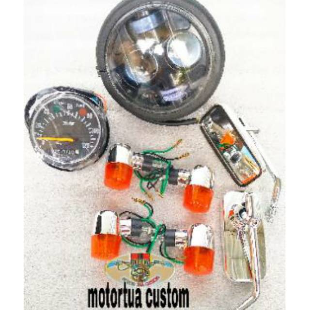 lampu daymaker spedometer cb100 cb125