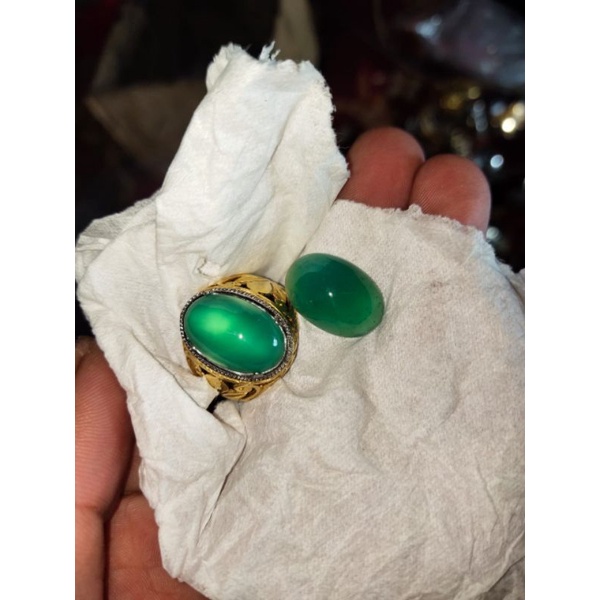 batu akik ijo Garut darson original