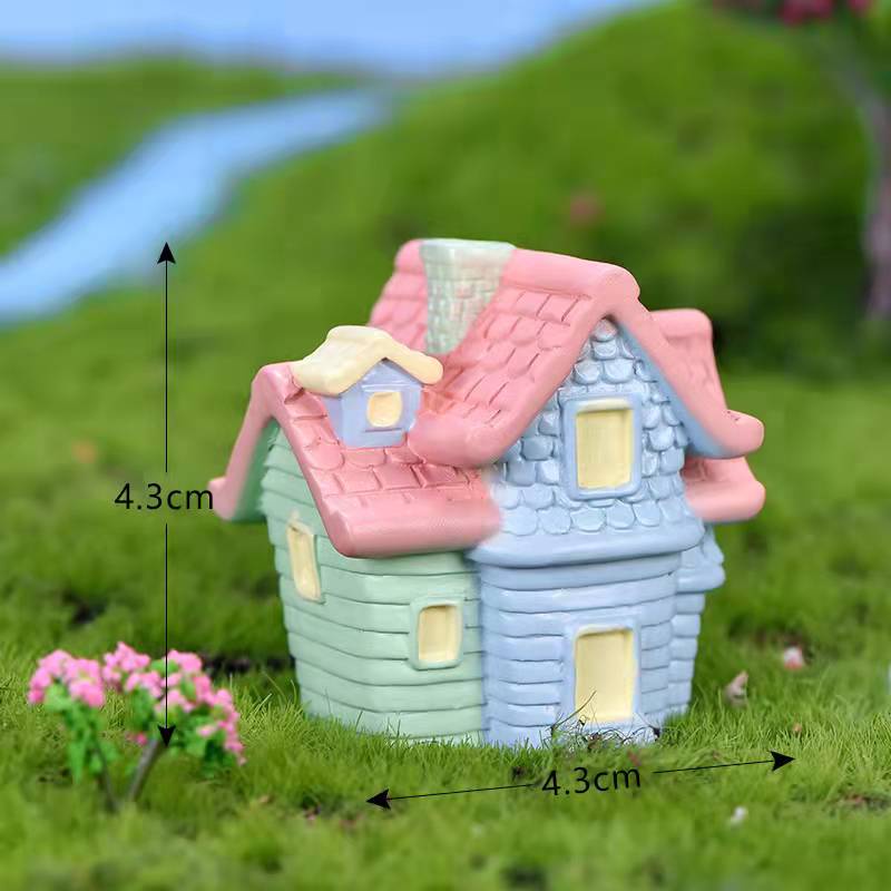 Cake Topper Pajangan Miniatur Toper Hiasan Kue Ultah House Rumah Home