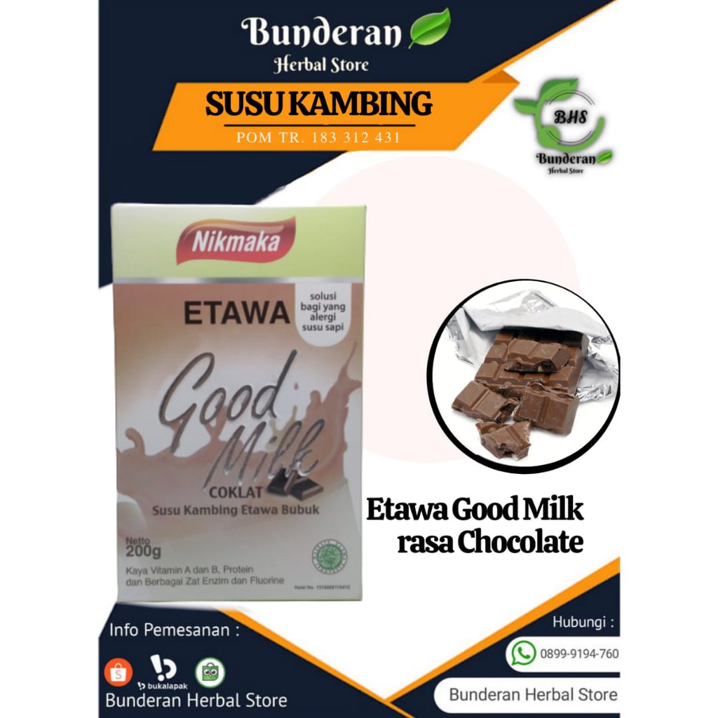 

SUSU KAMBING ETAWA NIKMAKA COKELAT ( Good For Healthy, Good For Life
