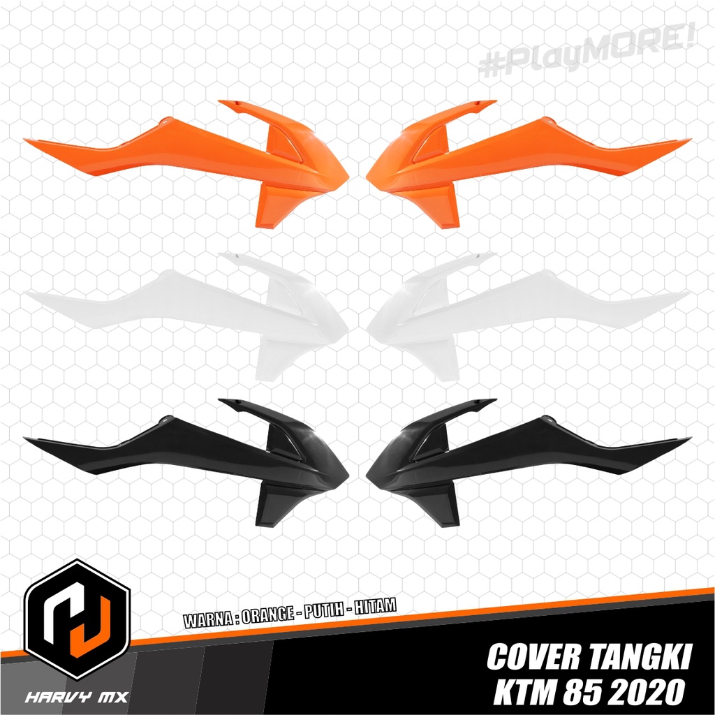 Cover Tangki Pelindung Sayap Legshield Legsil Depan KTM 85 2020 HARVY MX