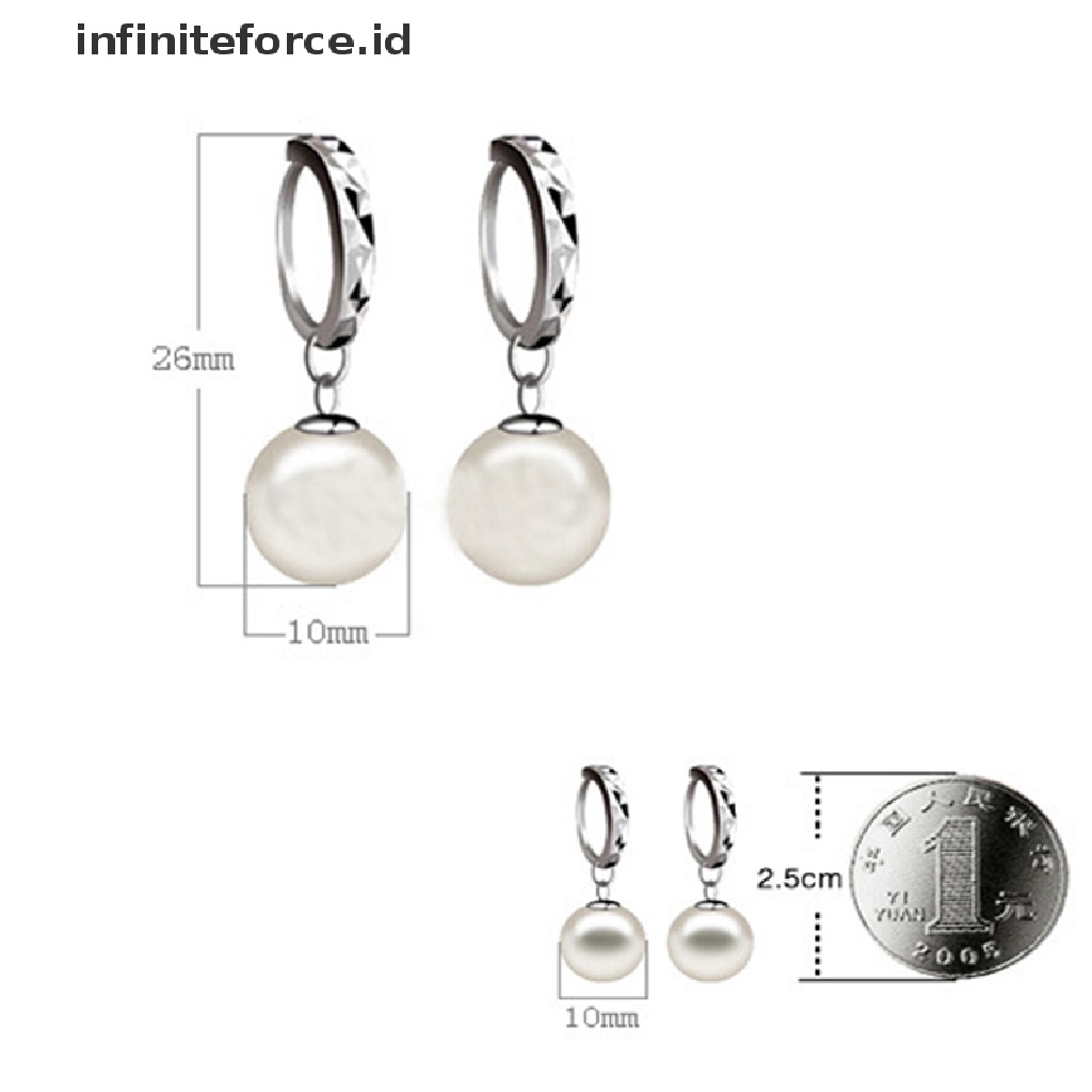 Anting Gantung Sterling Silver 925 Dengan Mutiara Untuk Wanita