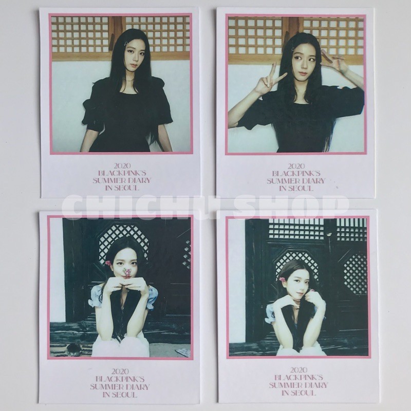 BLACKPINK JISOO POLAROID PHOTOCARD SUMMER DIARY IN SEOUL 2020 UNOFFICIAL
