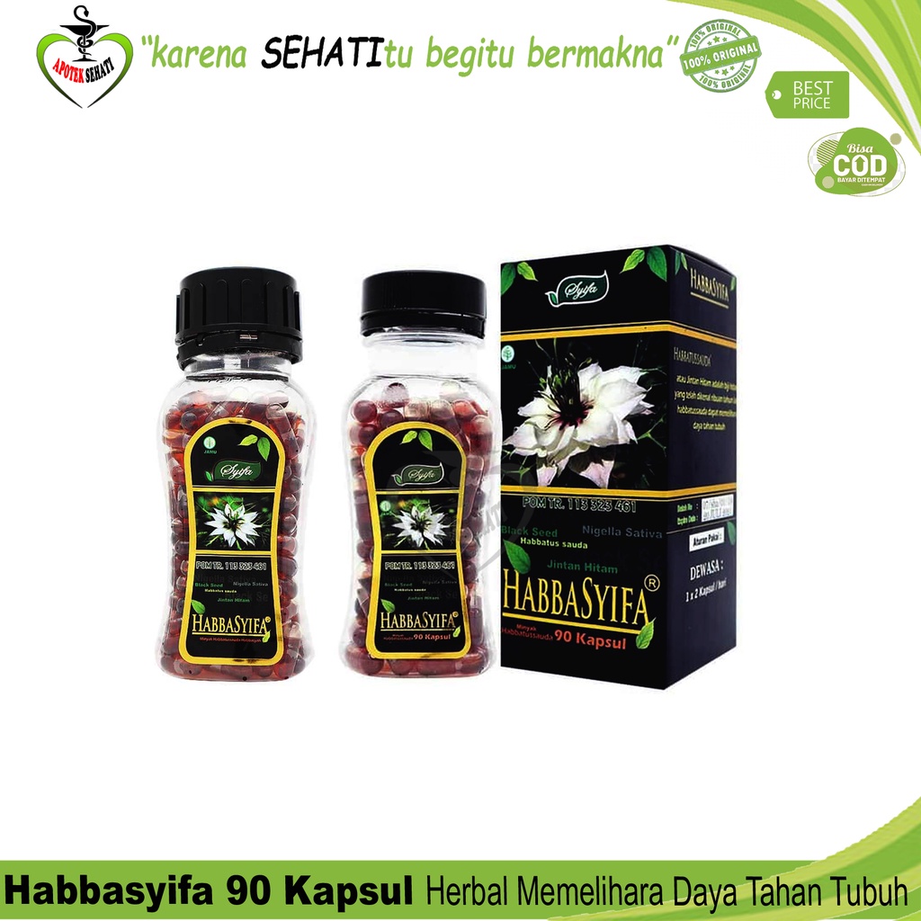 Habbasyifa black seed oil isi 90 kapsul