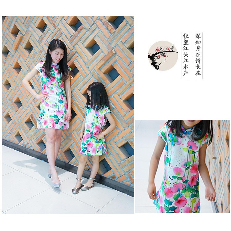 littlekiddoss CH1912 Cheongsam Qipao Baju Imlek Baju Shincia Baju China Dress Cheongsam Couple