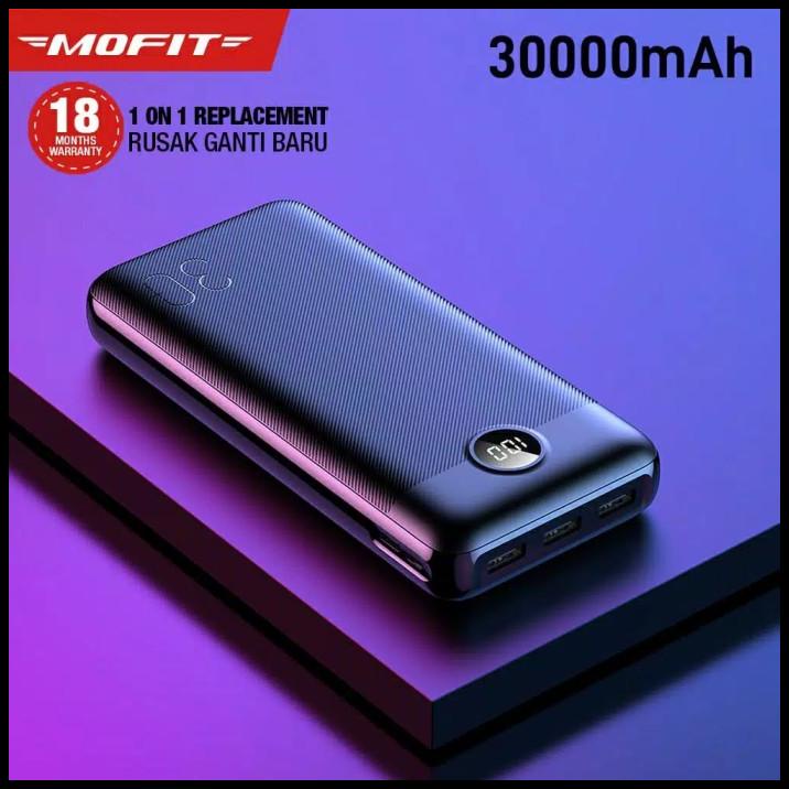Powerbank Mofit M36 30000 Mah Fast Charge 2.4A