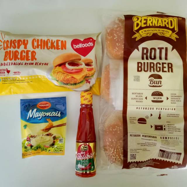

Paket burger komplit