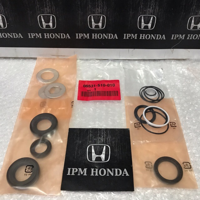 06531 S10 Seal Kit Rack Bawah Stir Stiur Power Steering Powersteering with Seal Pinion Steer Honda CRV GEN 1  RD1 2000 2001