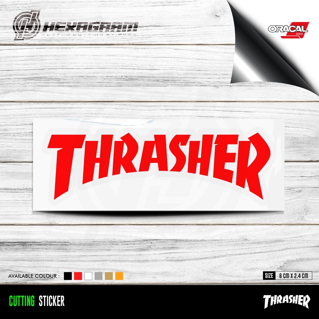 

Cutting Sticker Thrasher | Stiker Logo Thrasher