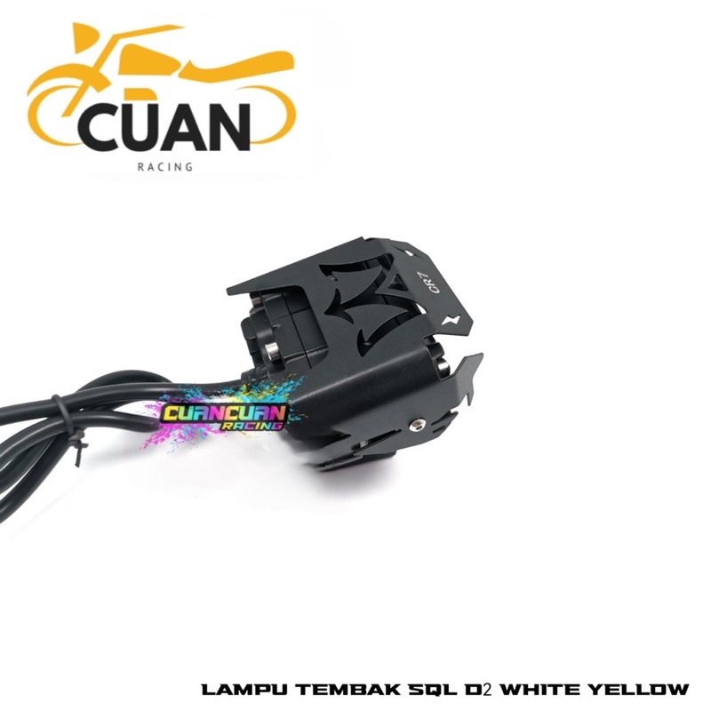 Lampu Tembak LED Sql 2 Mata Driving led putih kuning