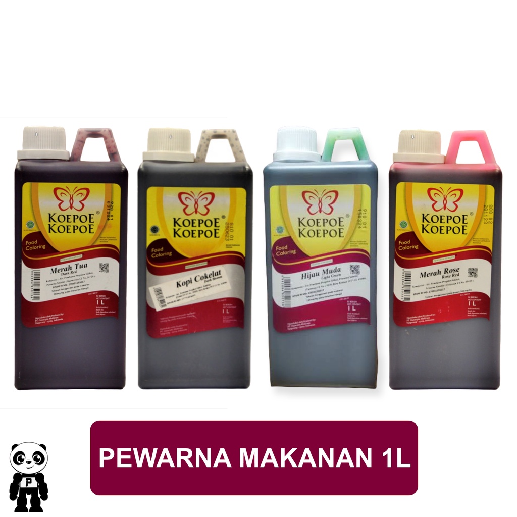 KOEPOE KOEPOE / Kupu kupu Pewarna Makanan 1 Liter