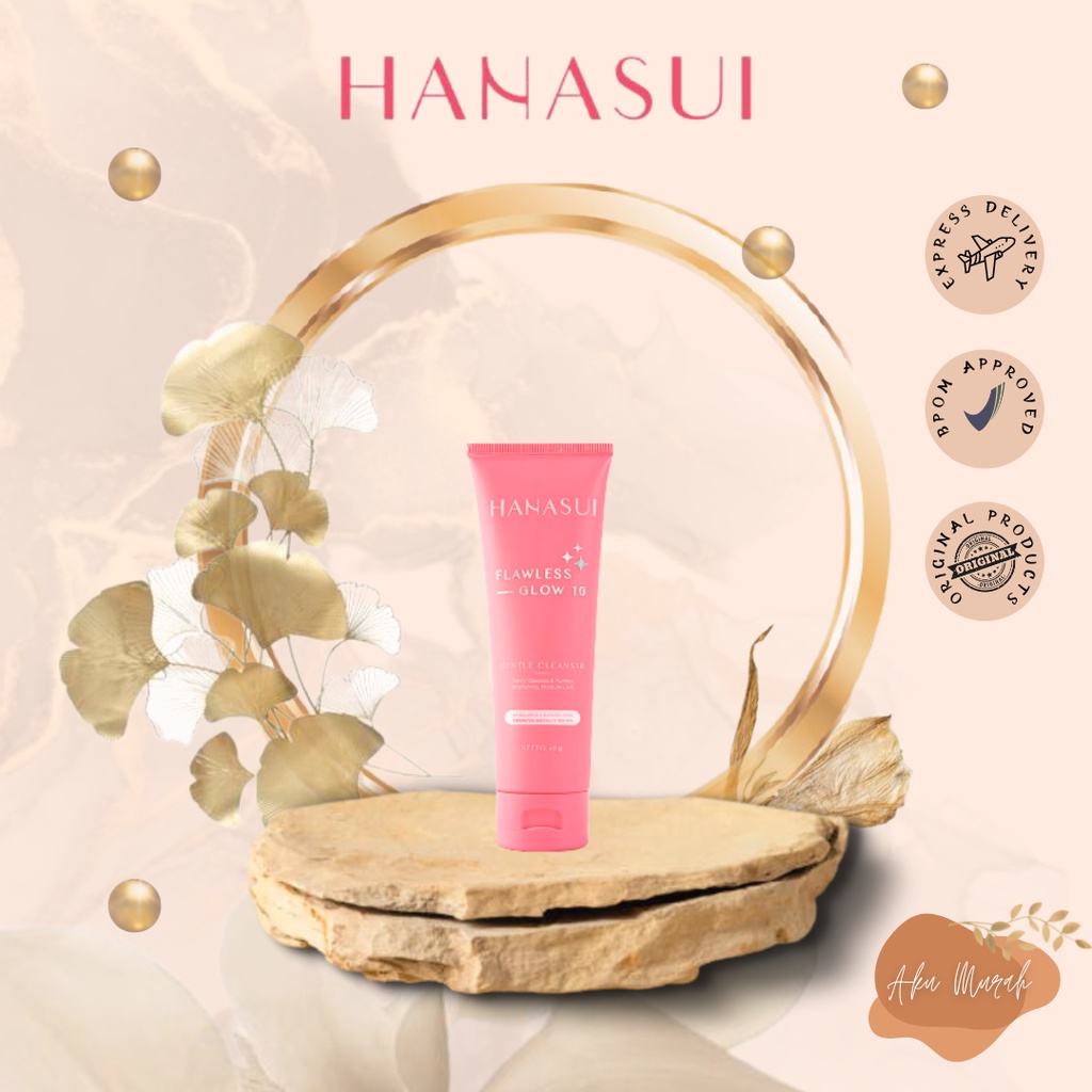 ✨ AKU MURAH ✨Hanasui Flawless Glow 10 Gentle Cleanser