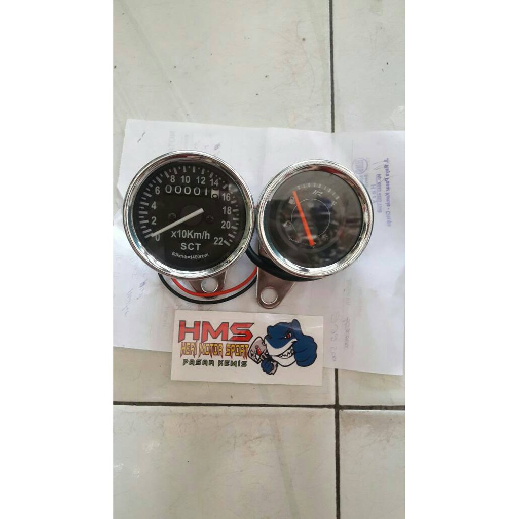 Speedometer/km dan amper bensin jarum variasi
