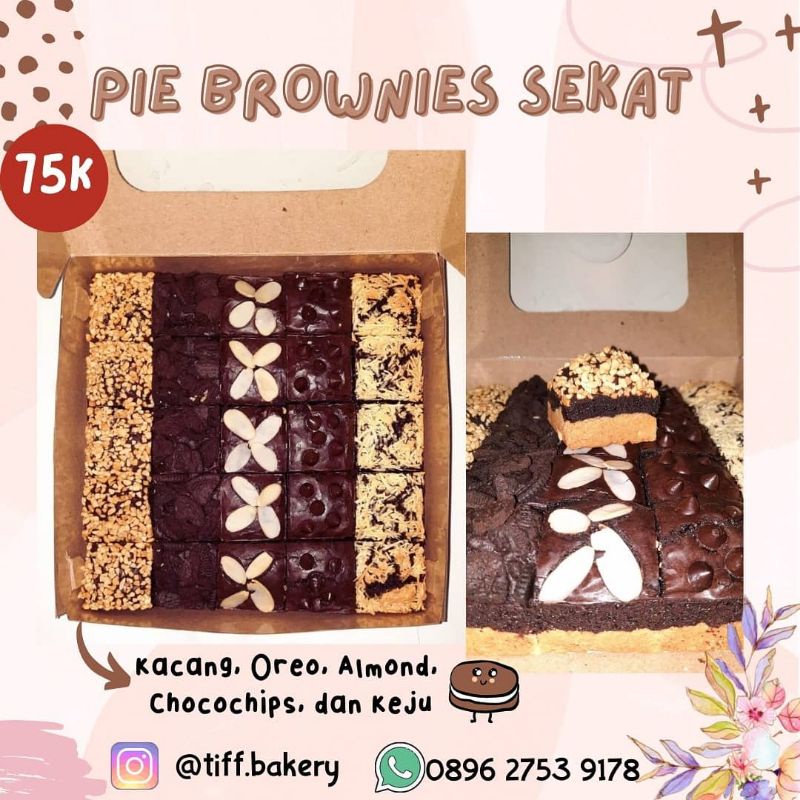 

Pie Brownies Sekat & Pie Brownies | Tiff's Bakery
