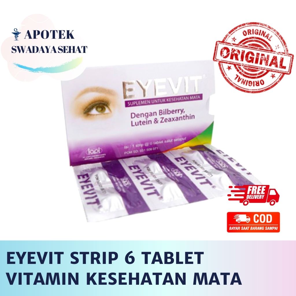 EYEVIT Strip Tablet - Vitamin Kesehatan Mata Dewasa 6