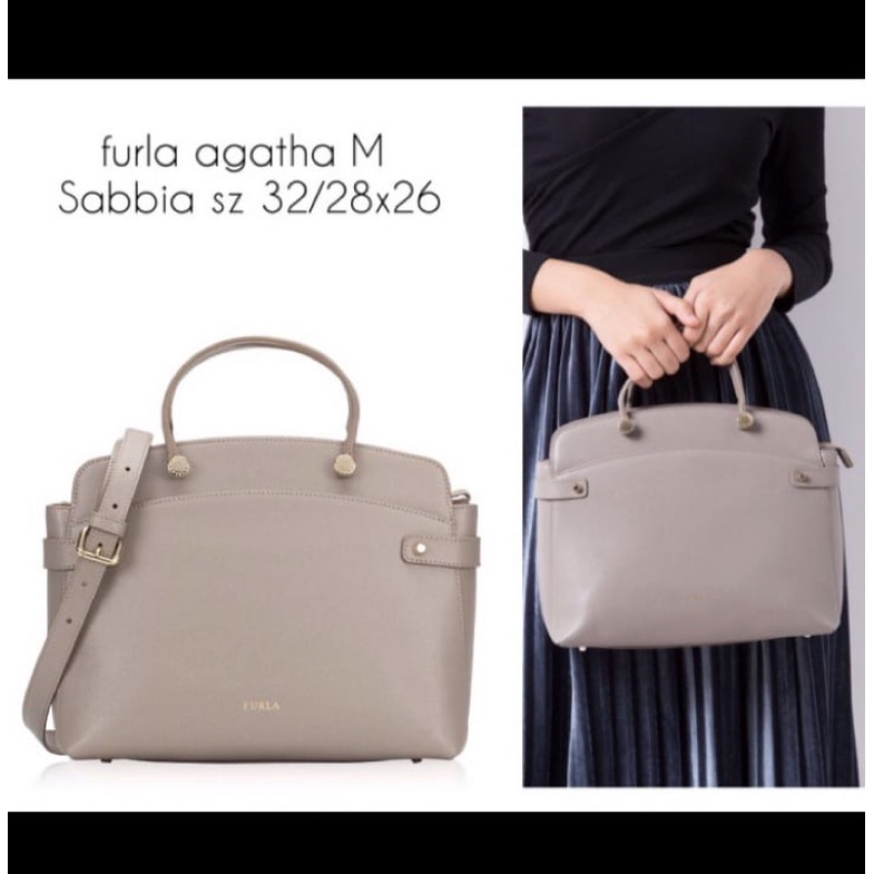 Furla agatha M Sabbia Original