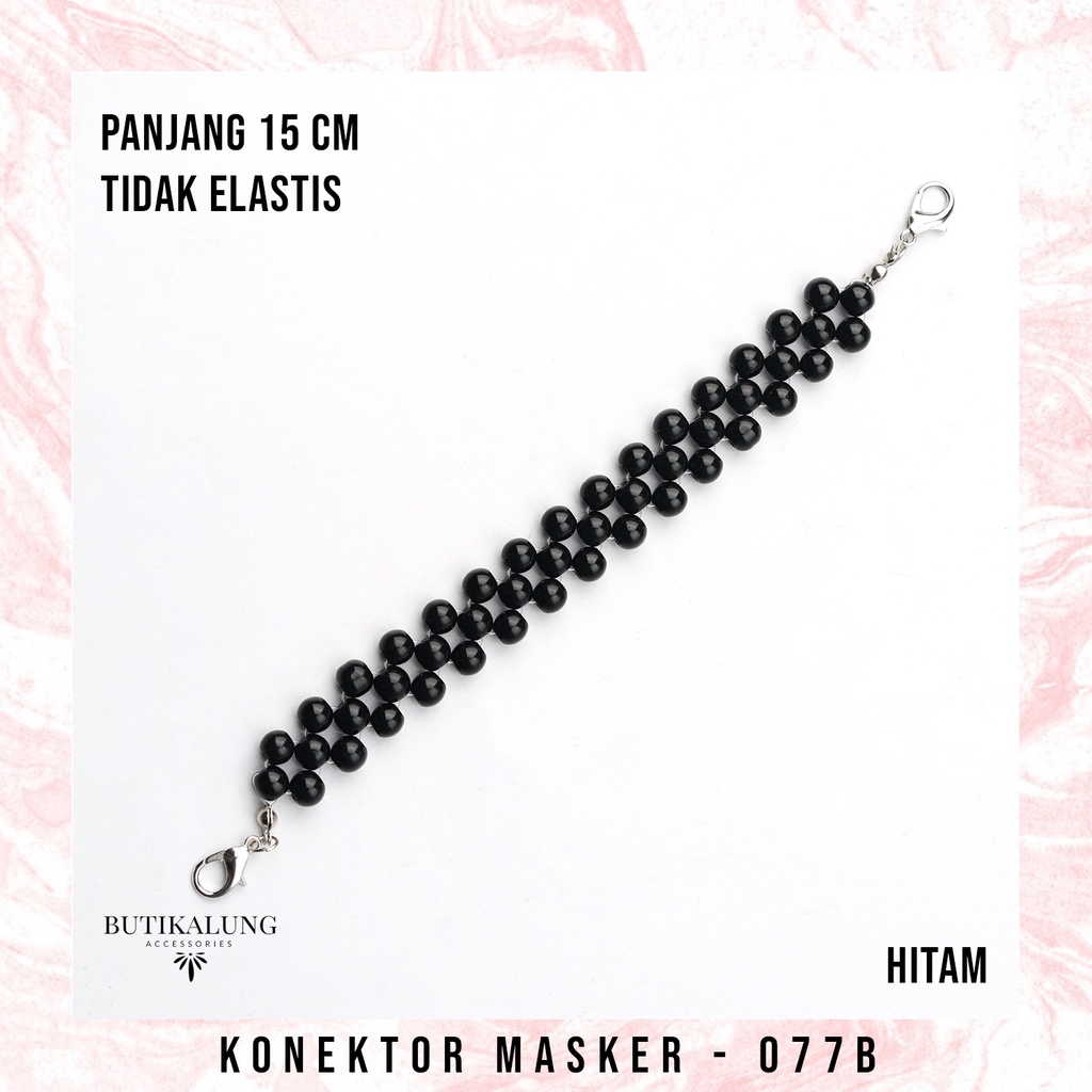 Konektor Masker Hijab Kancing Tali Pengait Masker Jilbab Pengikat Masker 077
