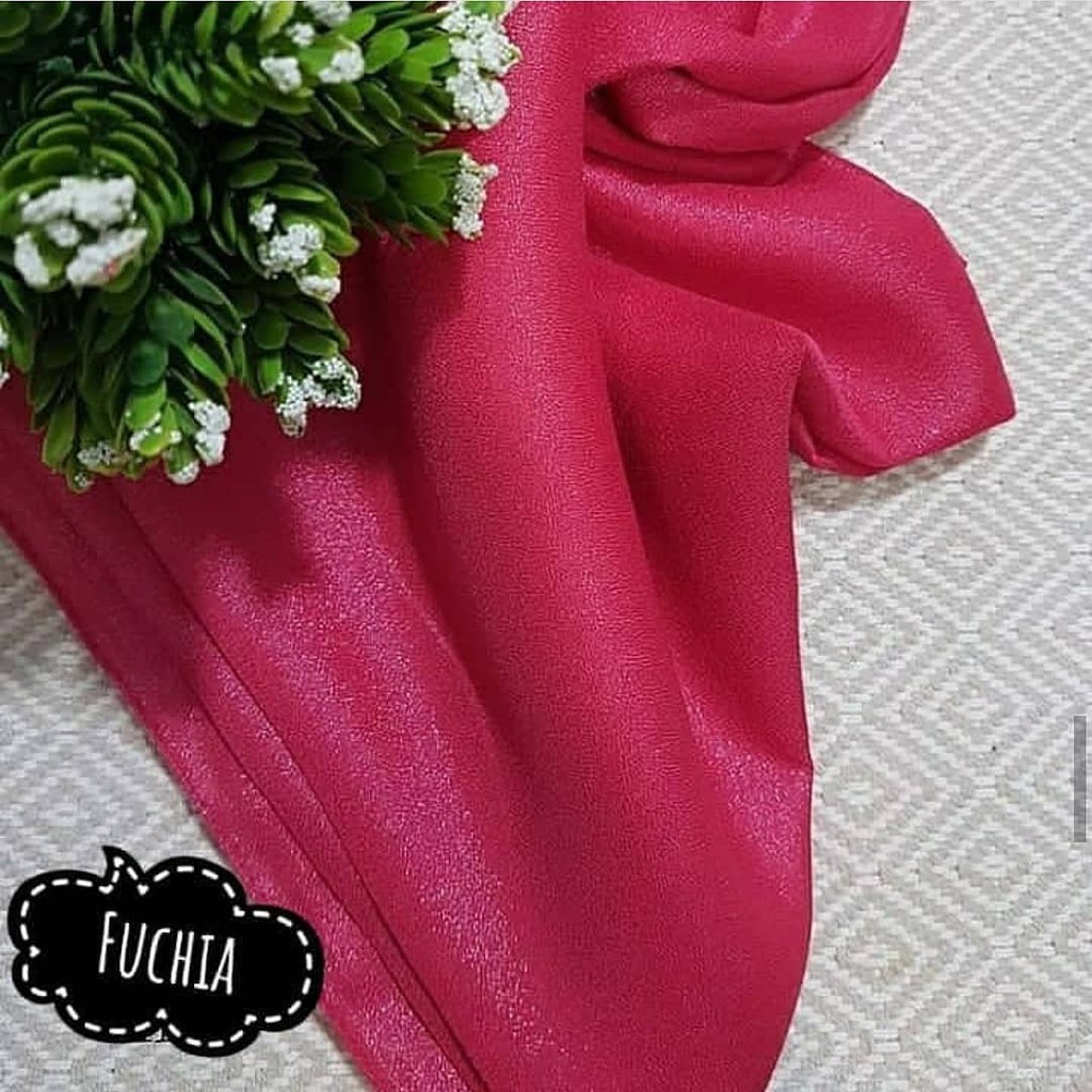 SHINAR GLAMOUR ANSANIA PREMIUM Kerudung Segi Empat-Fucshia/Fanta