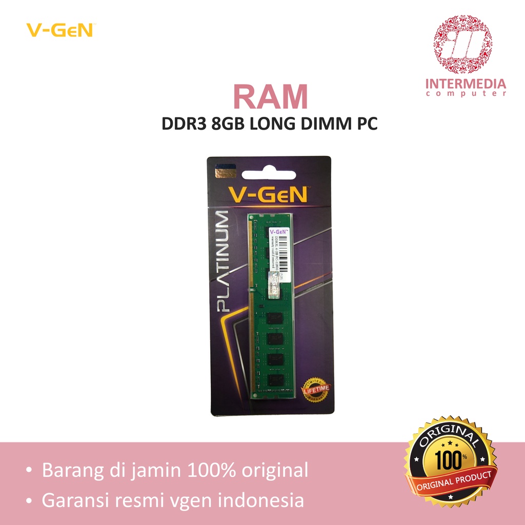 RAM PC DDR3 8GB VGEN