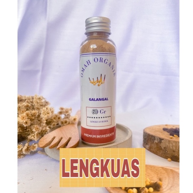 

OMAHORGANIC Lengkuas bubuk 50gram / Laos bubuk / Galangi powder