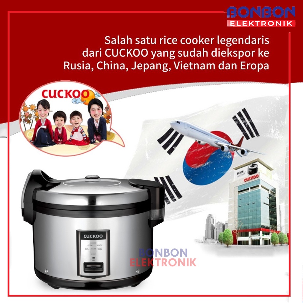 CUCKOO Commercial Mechanical Rice Cooker CR-3521 6L No.1 in Korea