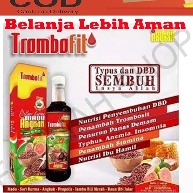 

Trombofit Sari Kurma Madu Angkak 460gr