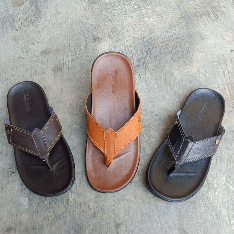 sandal Kickers 03/sandal kulit pria/sandal cowok terbaru/sandal murah/sandal fashion/sandal casual