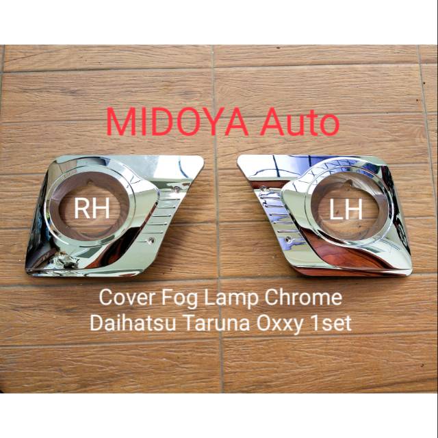 Cover Fog Lamp  Chrome Daihatsu Taruna Oxxy ori 1set tutup lampu kabut foglamp taruna