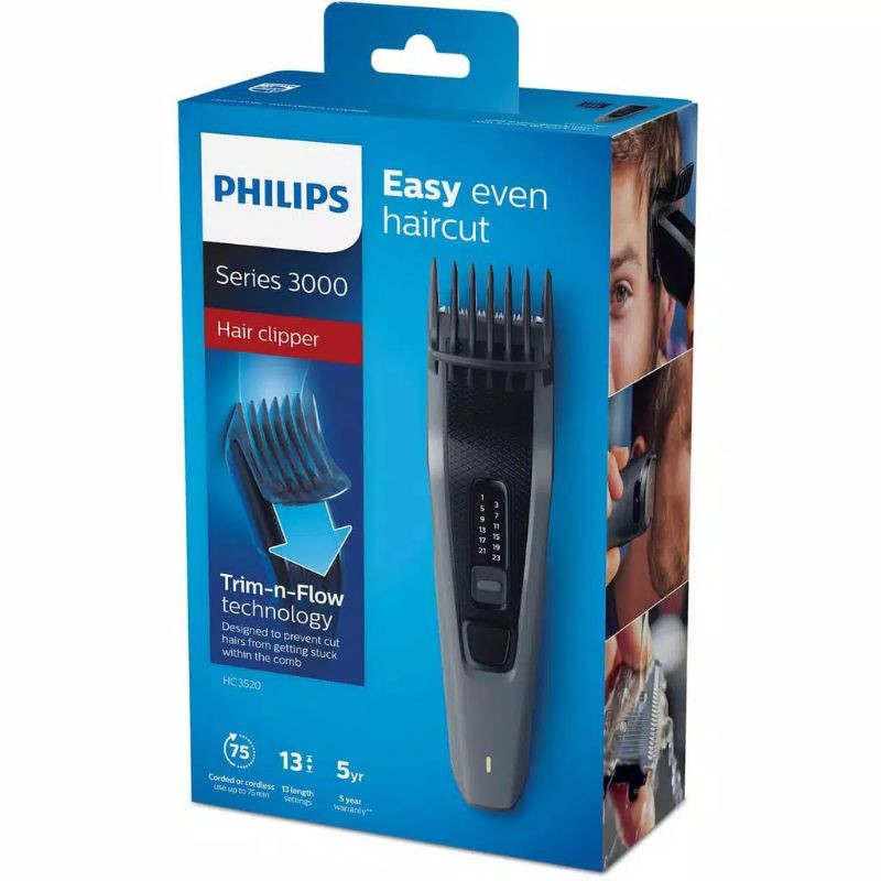 Philips HC3520 Hair Clipper Series 3000 - Alat Cukur Rambut DualCut