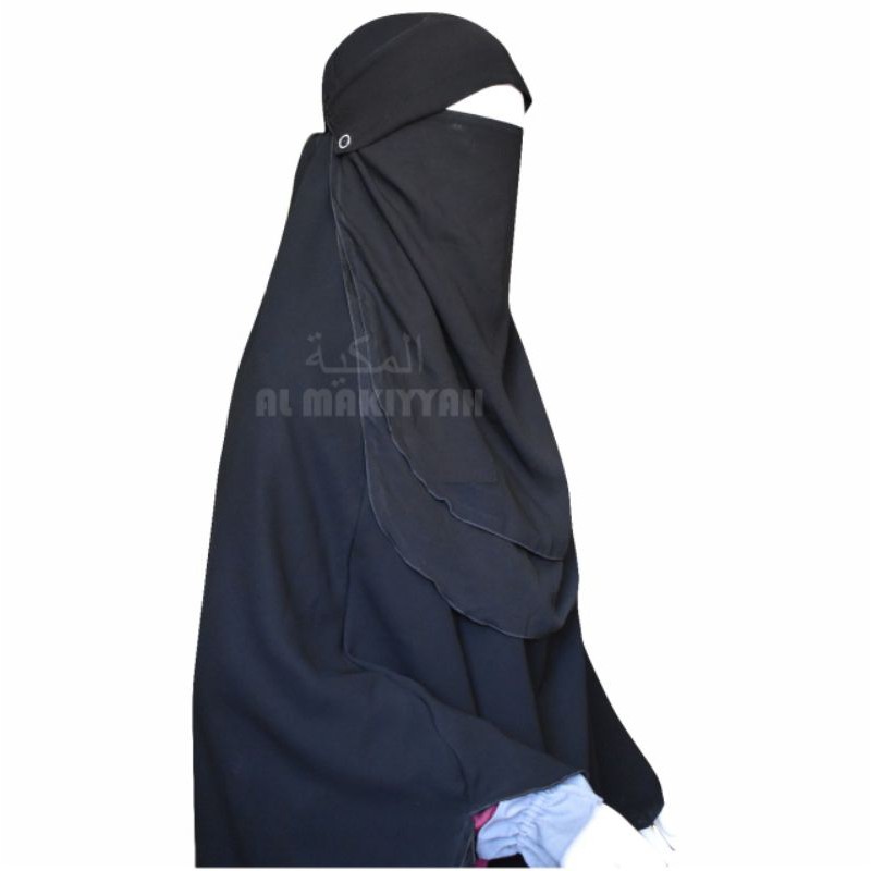 niqab bandana poni kancing sifon silk exclusive