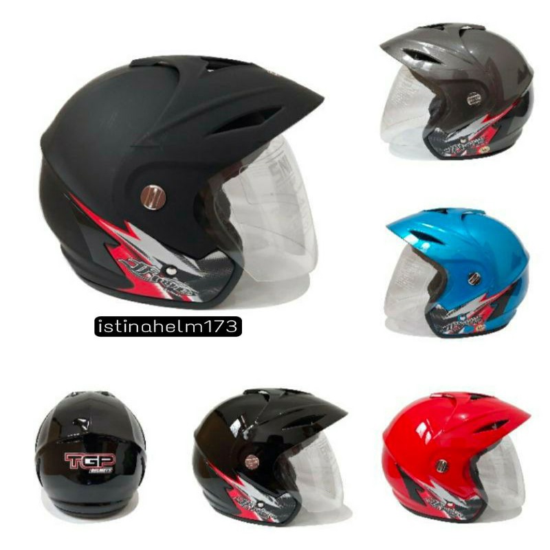 Helm TGP JP5  Ukuran XL fit XXL/Helm Murah/Helm Dewasa/ Helm Besar