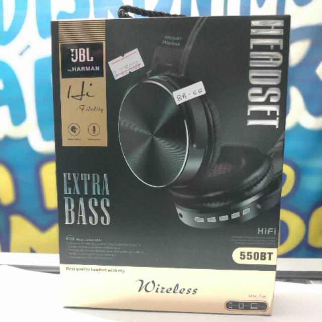 HEADSET JBL 550BT EXTRA BASS