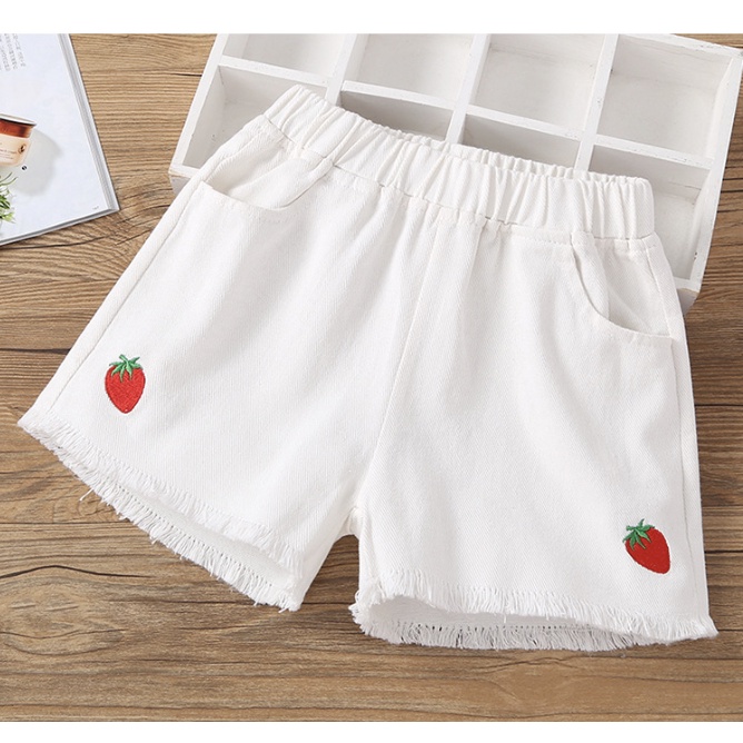 babyfit [3-8thn] STOBERIED celana jeans pendek hotpants anak perempuan import jx-0116r