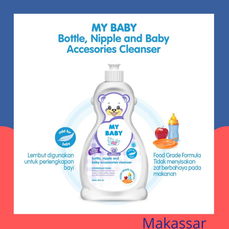 My Baby Bottle Nipple Cleanser 450ml | Sabun Cuci Botol bayi