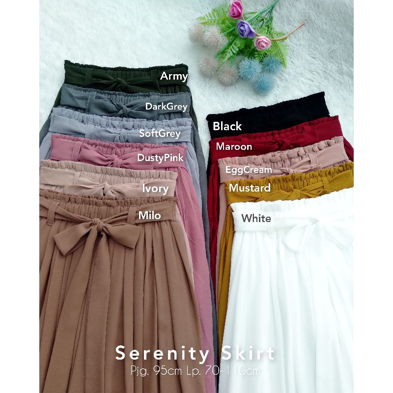 Rok Pita Serenity Skirt Cerutti Lapis Furring by STUD Hijabstore
