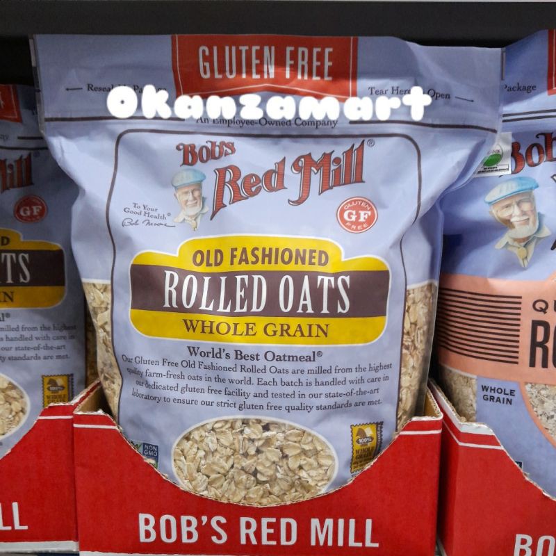 

Bob's Bobs Red Mill Old Fashioned Rolled Oats Gluten Free 907gr