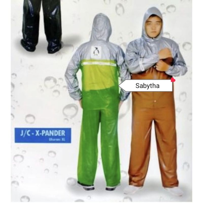 Jas Hujan Jaket Celana X-Pander Penguin - Jas Hujan Ponco Lengan / Kelelawar  PENGUIN