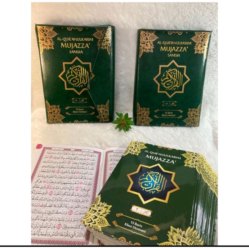 AL QURAN PER JUZ MUJAZZA A5 TERLARIS BOX DAN KALEP TERLARIS