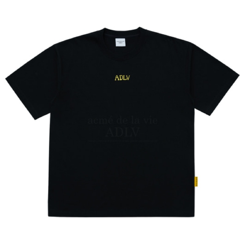 ADLV Glossy Basic Logo Tee Black 100% Original