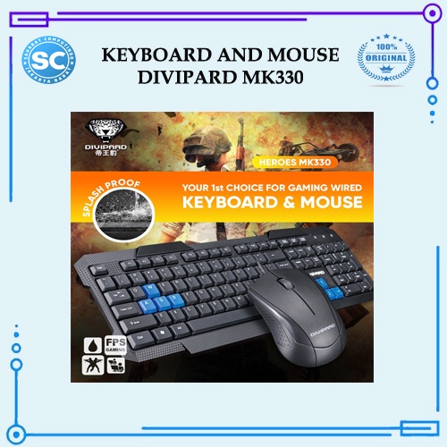 Keyboard Mouse Divipard MK330