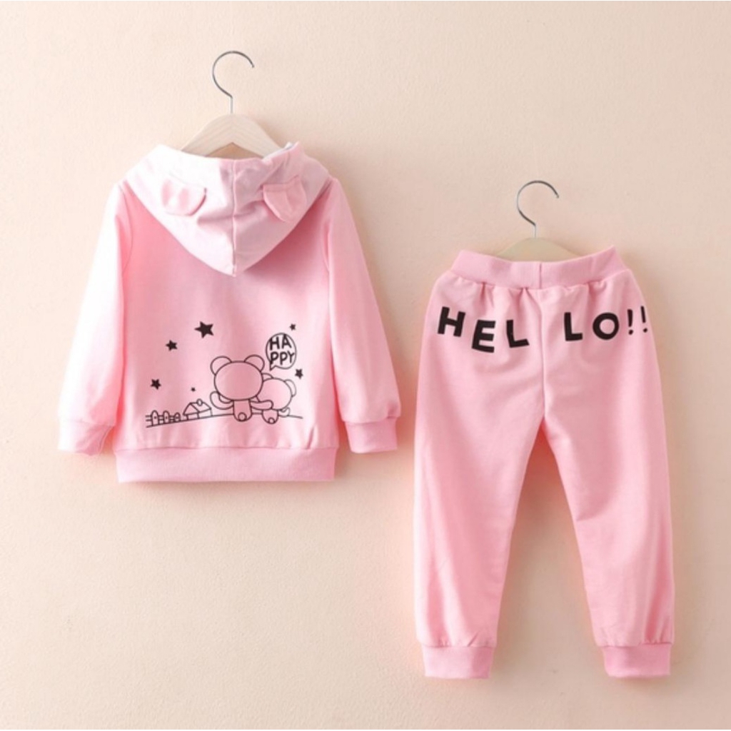 Setelan Cheer 1 -10 Thn MAXKENZO Zilvia Store Baju Anak Sweater BerKualitas-3