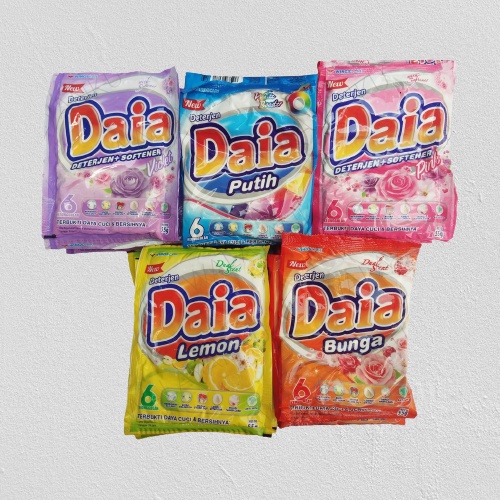 ( PER 10 SACHET ) ~ DETERGENT DAIA BUBUK RENTENG